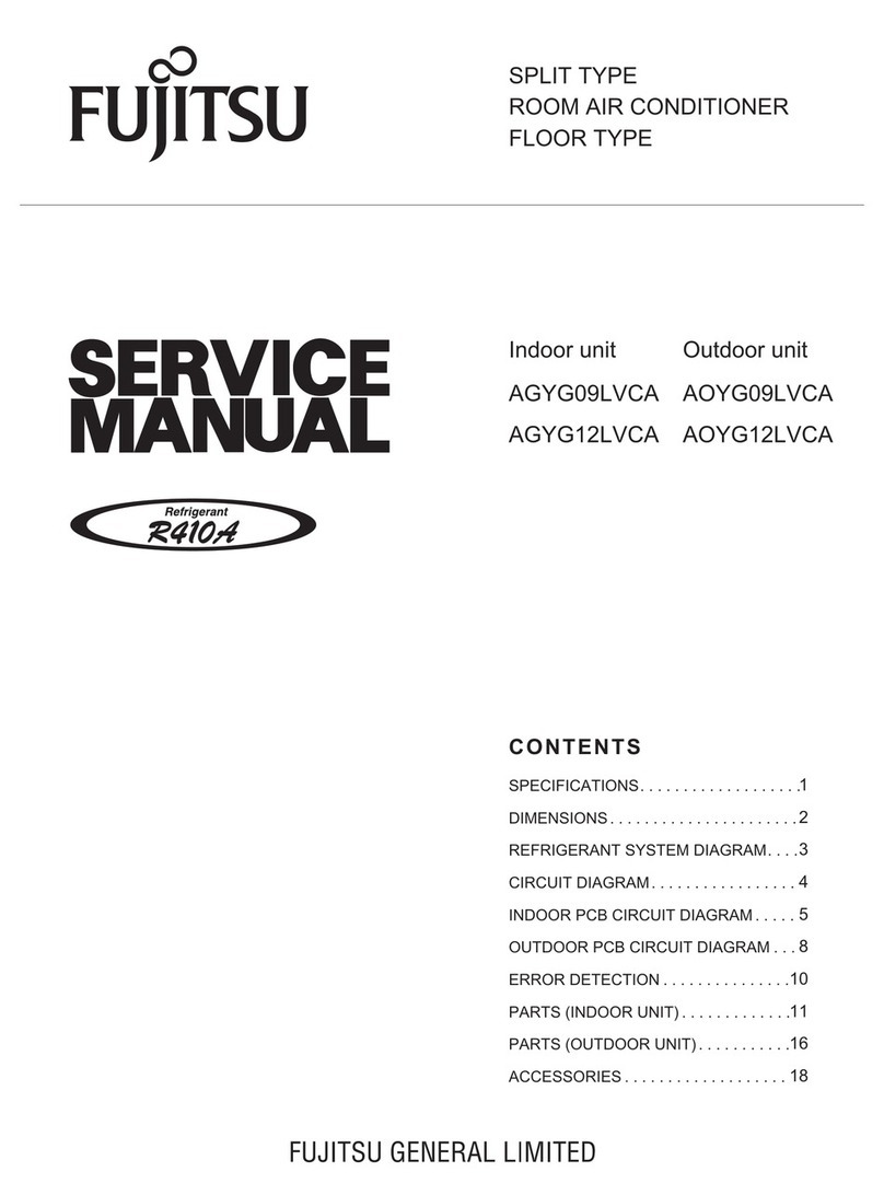 Fujitsu agyg09lvca User manual