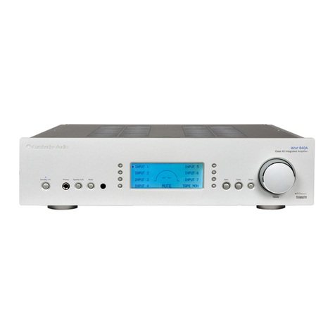 Cambridge Audio azur 840A User manual