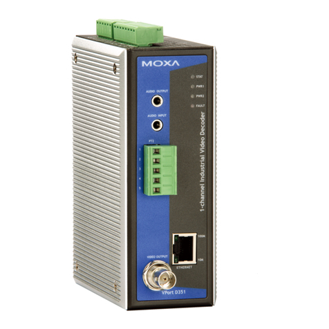 Moxa Technologies VPort D351 Quick installation guide