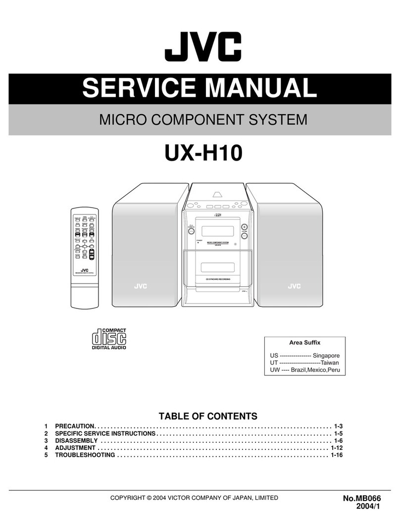 JVC UX-H10 User manual