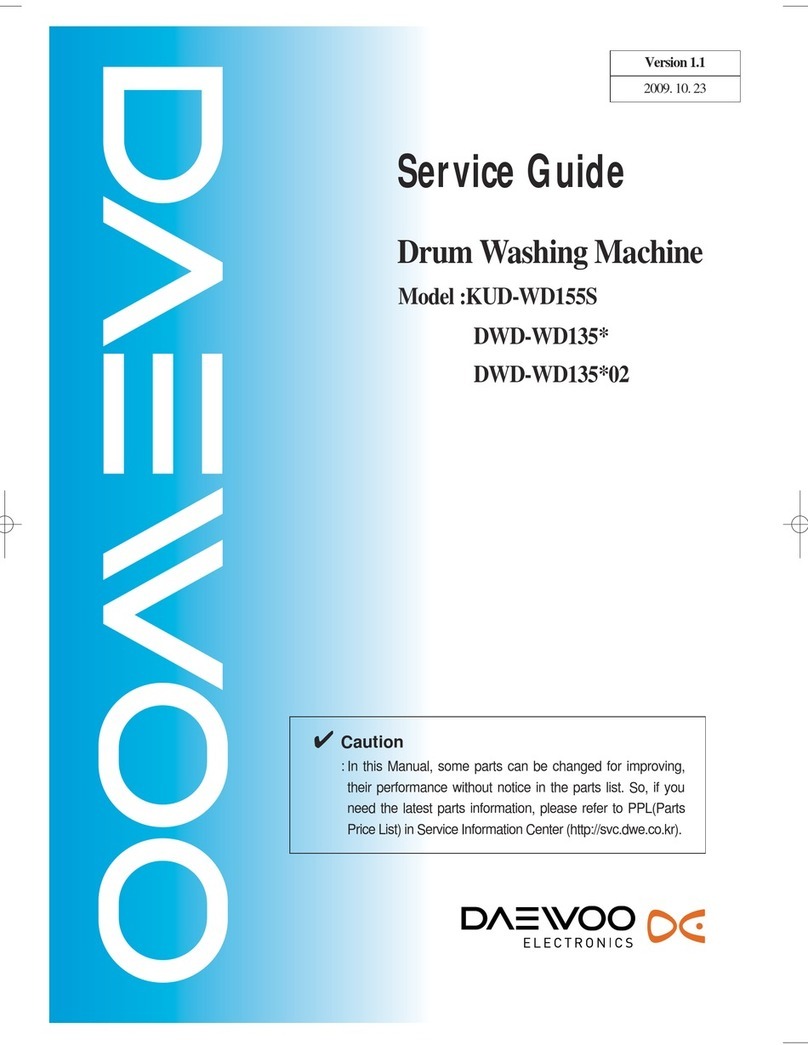 Daewoo KUD-WD135 SERIES User manual