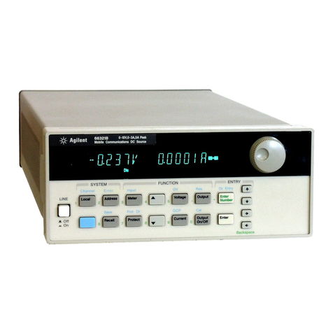 Agilent Technologies 66319B User manual Agilent Technologies 66319B User manual