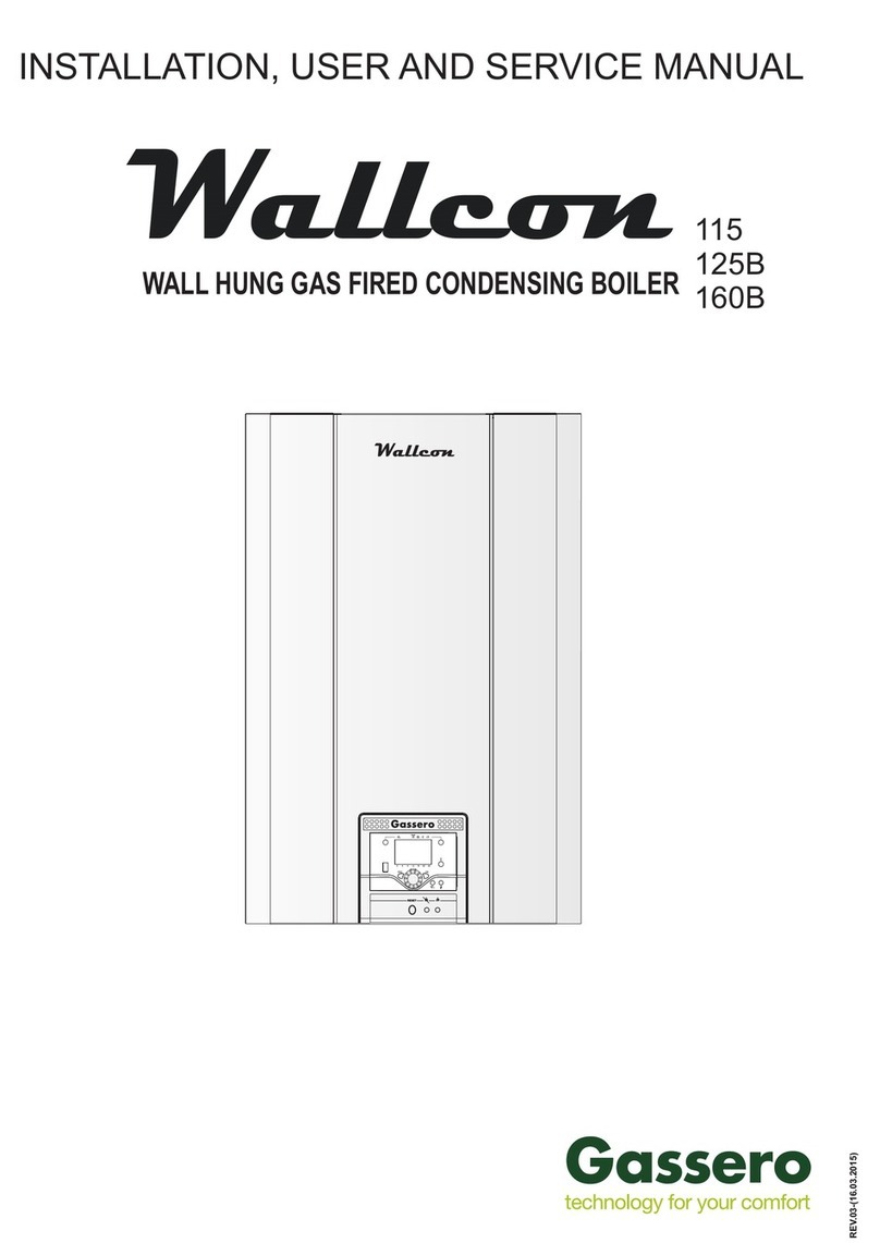 gassero wallcon 115 Installation, user & service manual
