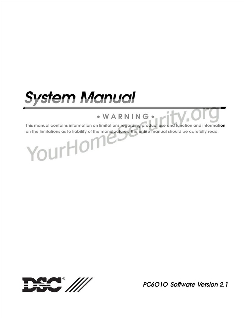 DSC Maxsys PC6010 User guide