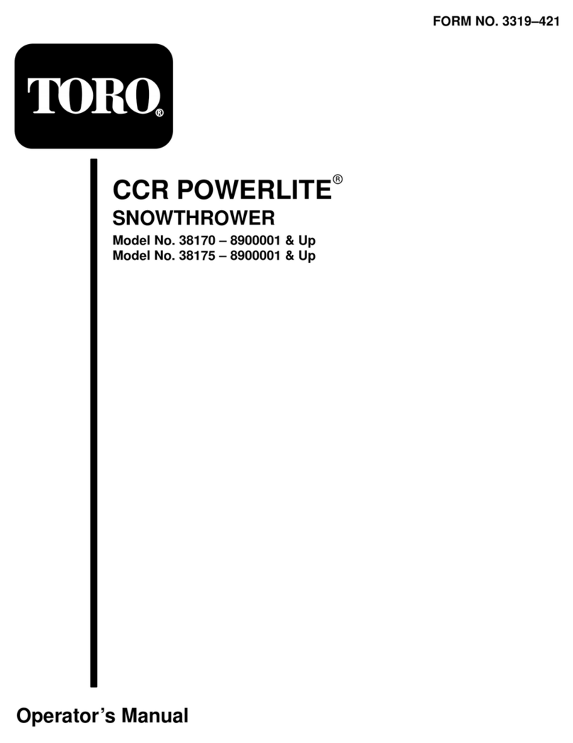 Toro CCR POWERLITE 38170 User manual