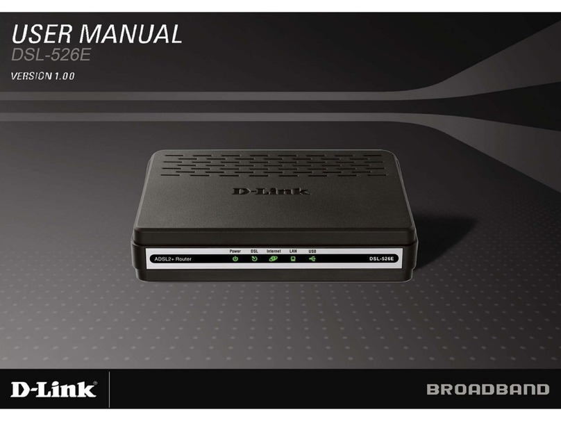 D-Link DSL-526E User manual D-Link DSL-526E User manual