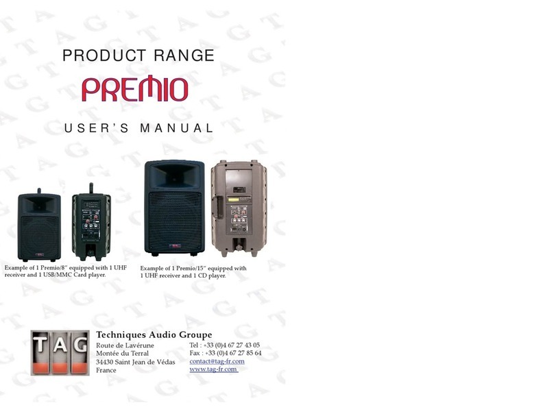 TAG premio user manual
