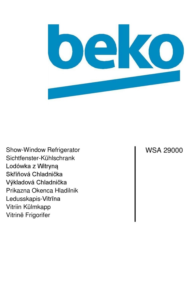 Beko WSA 29000 user manual