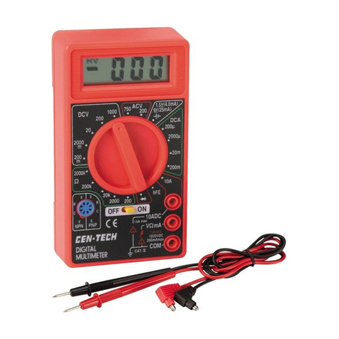 Centech 98025 Installation manual