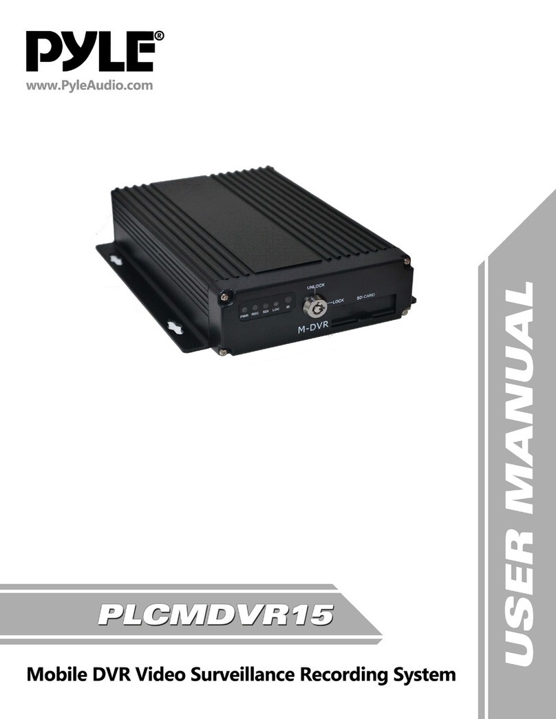 Pyle PLCMDVR15 user manual