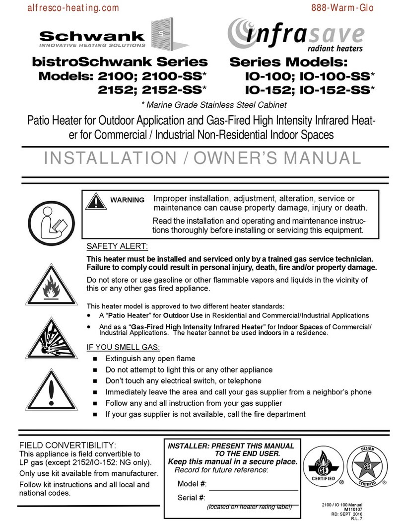 Schwank InfraSave 2100 User manual