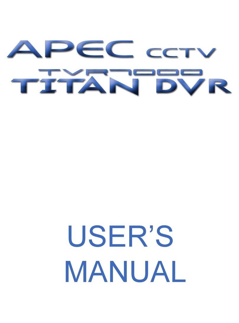 APEC TITAN TVR7000 User manual