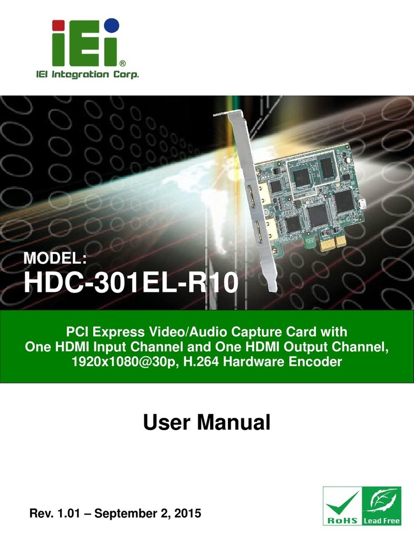 IEI Technology HDC-301EL-R10 User manual