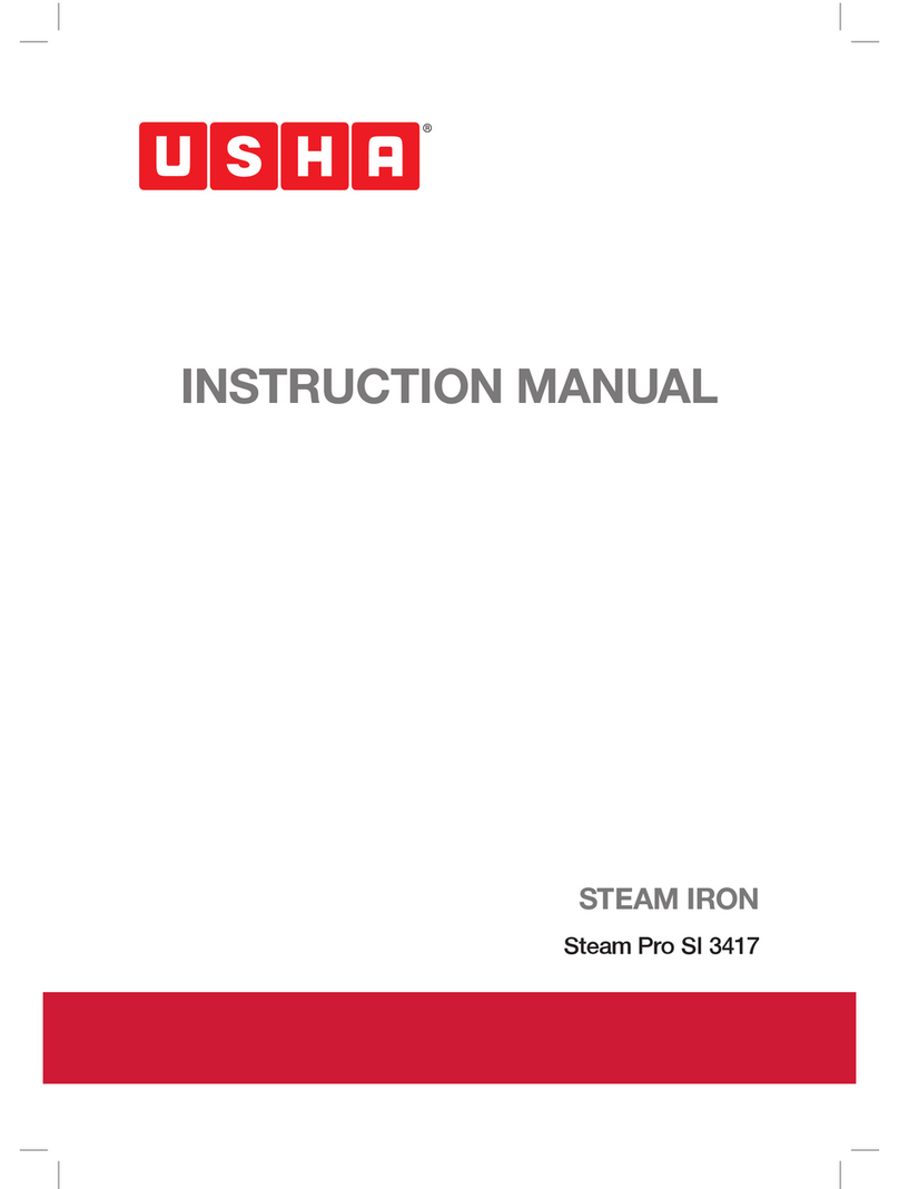 usha Steam Pro SI 3417 instruction manual