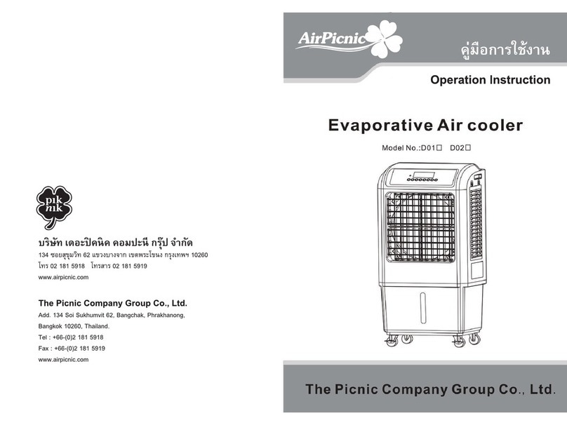 AirPicnic d01 Operation instructions