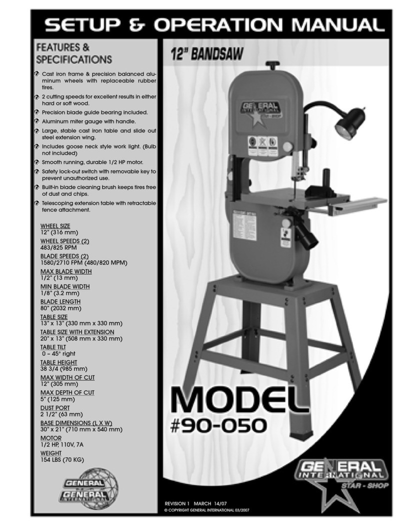 General 90-050 Setup & operation manual