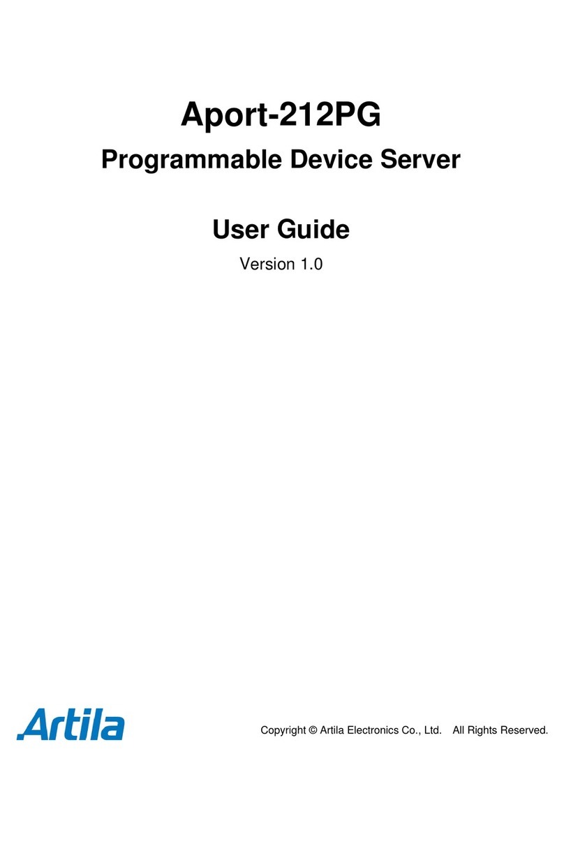 Artila Aport-212PG User manual