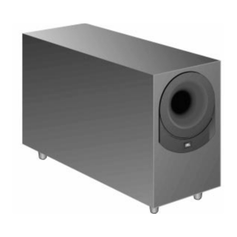 JBL BASS15 User manual