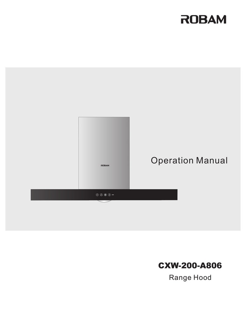 Robam CXW-200-A806 Operation manual