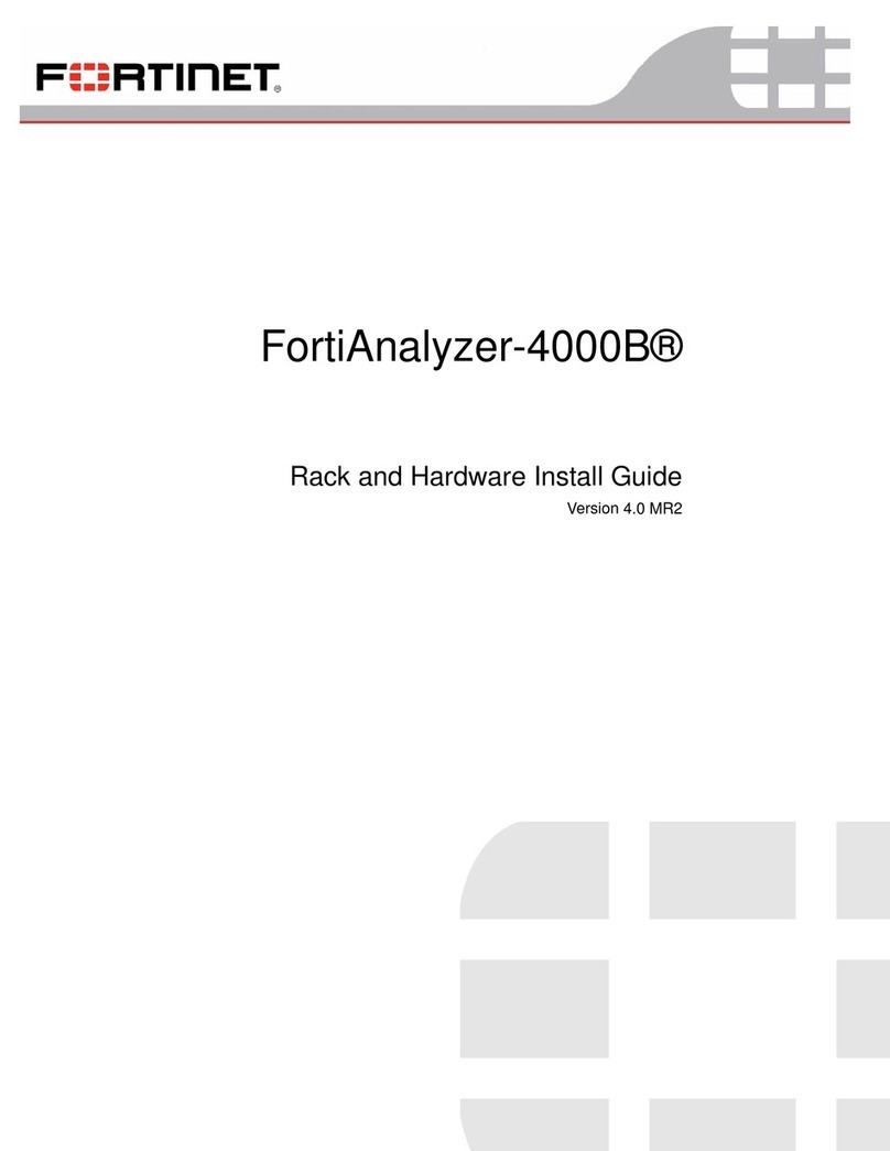 Fortinet FortiAnalyzer-4000B User manual