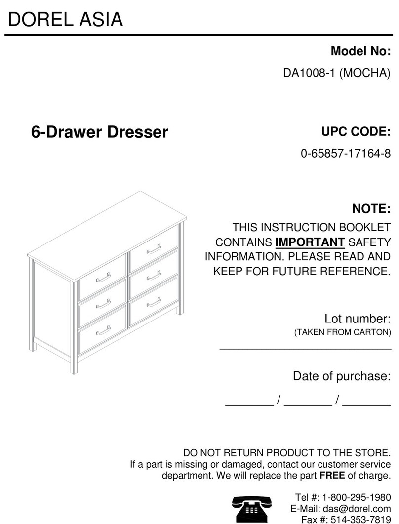Dorel DA1008-1 Assembly guide