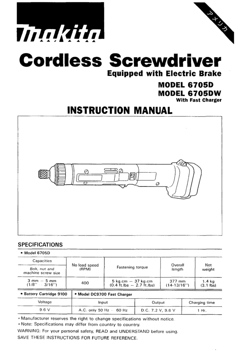 Makita 6705D instruction manual