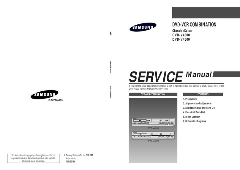 Samsung DVD-V4300 Service manual