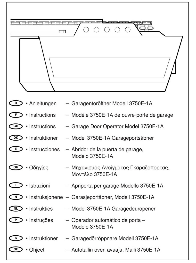 Chamberlain 3750E-1A User manual