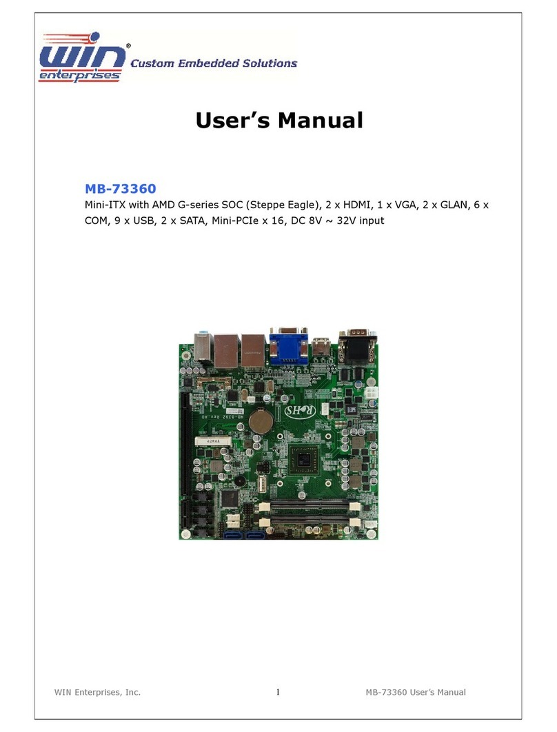 Win MB-73360 user manual