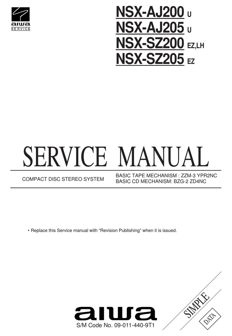 Aiwa NSX-AJ200 User manual