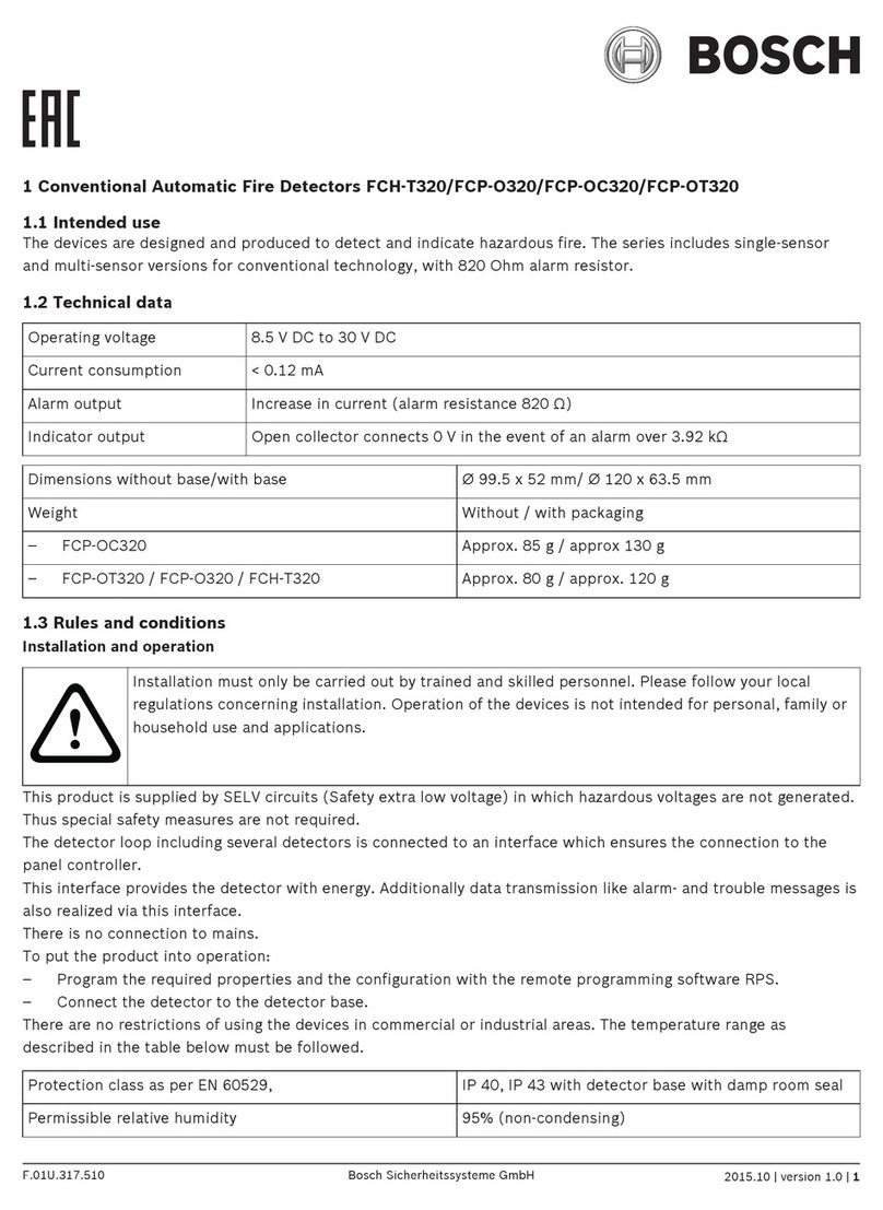 Bosch FCH-T320 Owner's manual