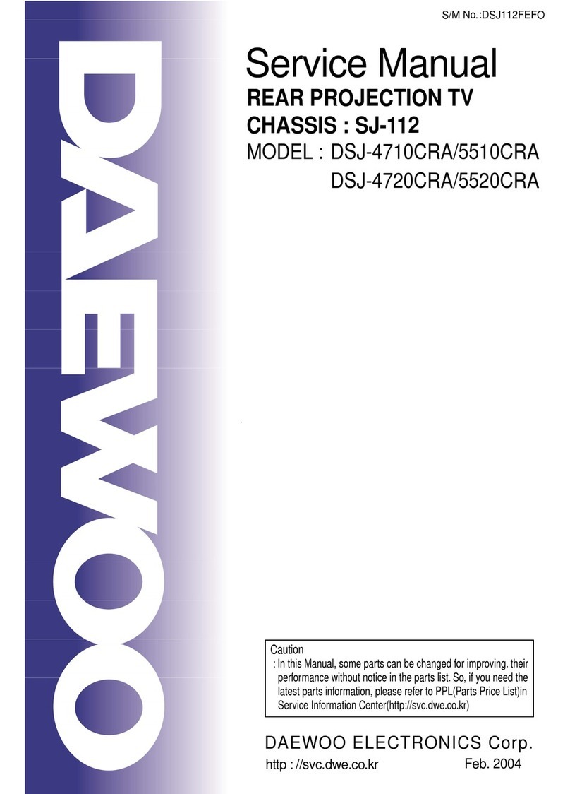 Daewoo DSJ-5510CRA Service manual