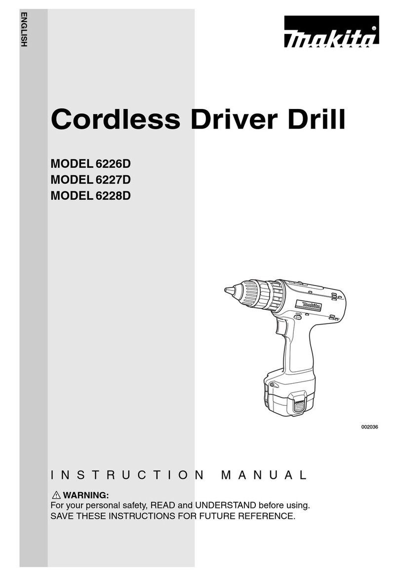 Makita 6226d User manual