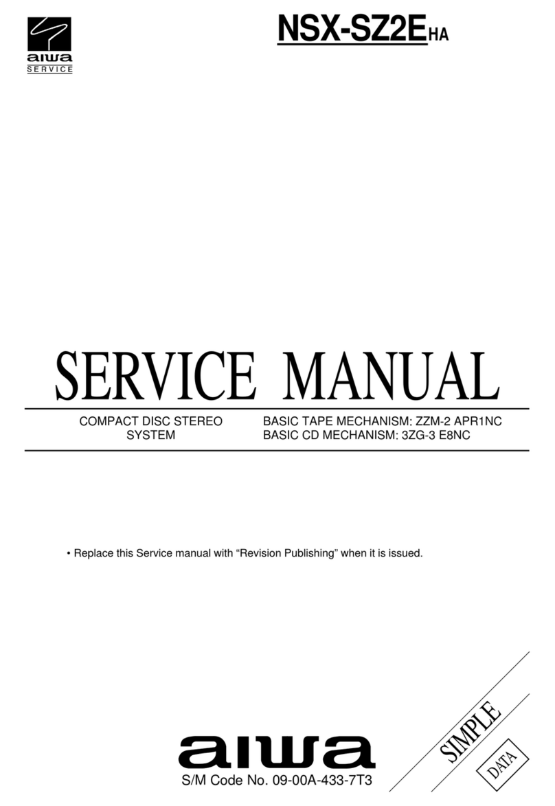 Aiwa NSX-SZ2E User manual