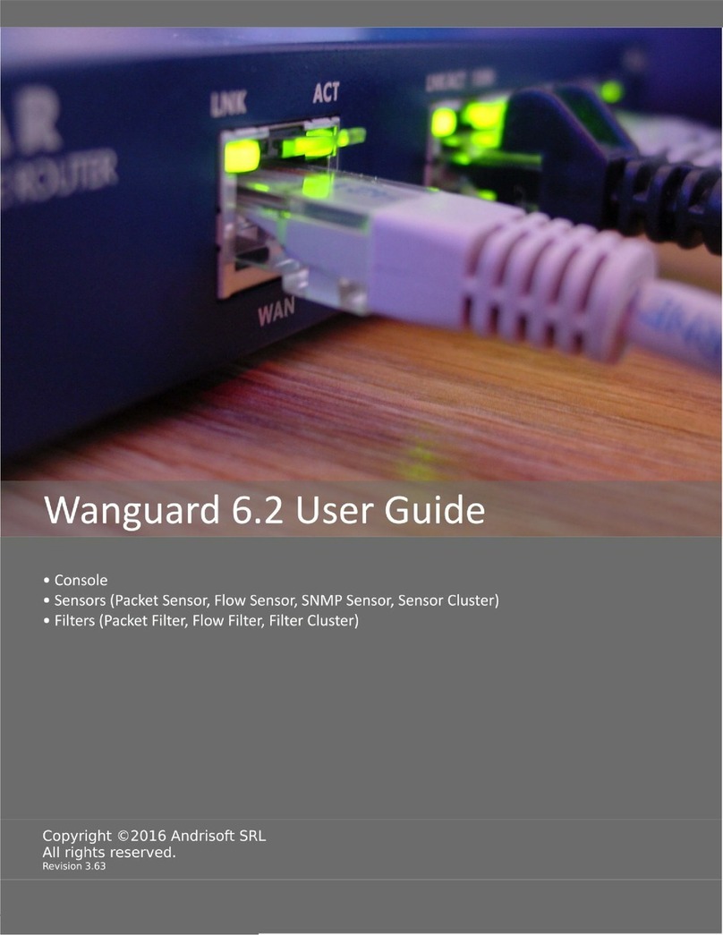 Andrisoft wanguard 6.2 User manual