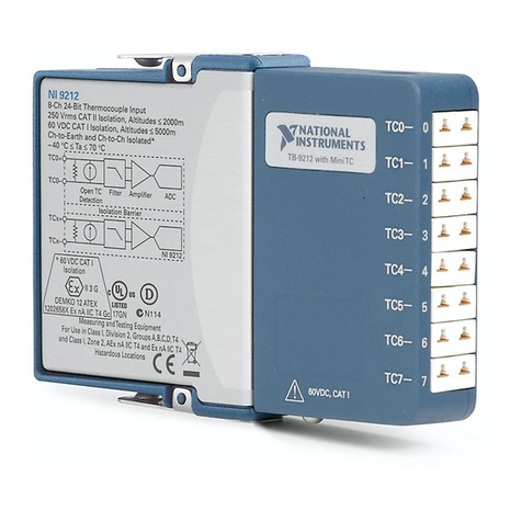 National Instruments NI 9212 Getting started guide