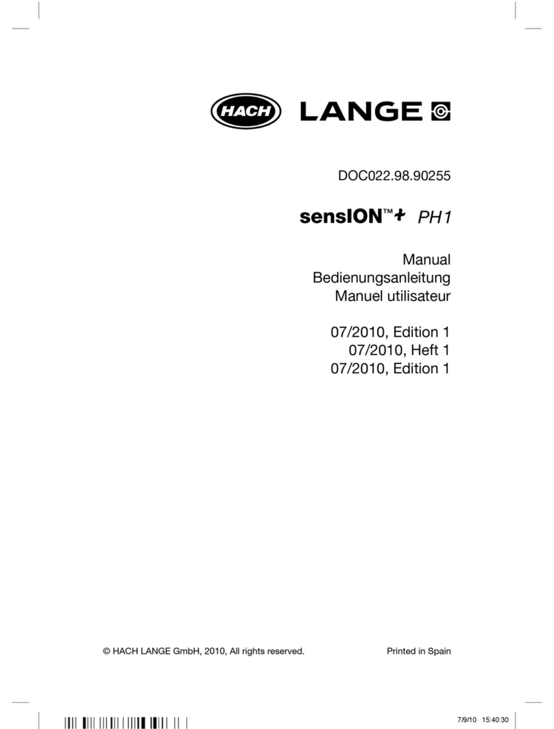 Lange sension+ ph1 user manual