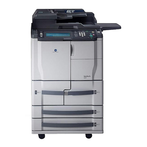 Konica Minolta bizhub 750 Service manual
