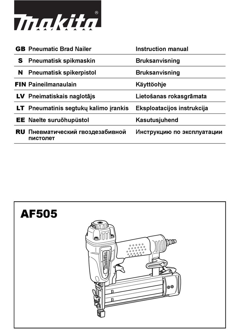 Makita AF505 User manual