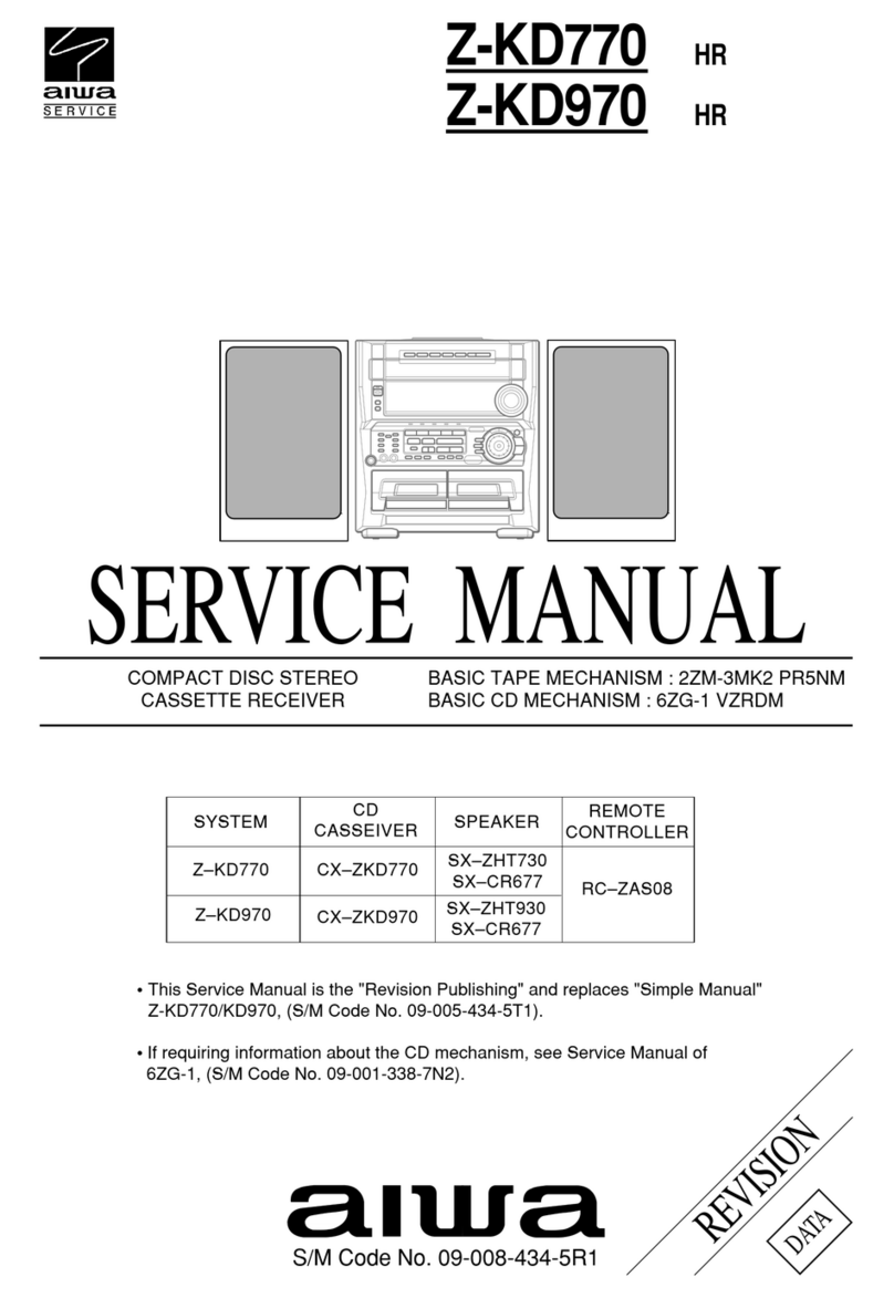 Aiwa Z-KD770 Service manual