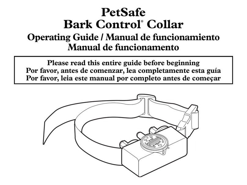 Petsafe Indoor Bark Control operating guide