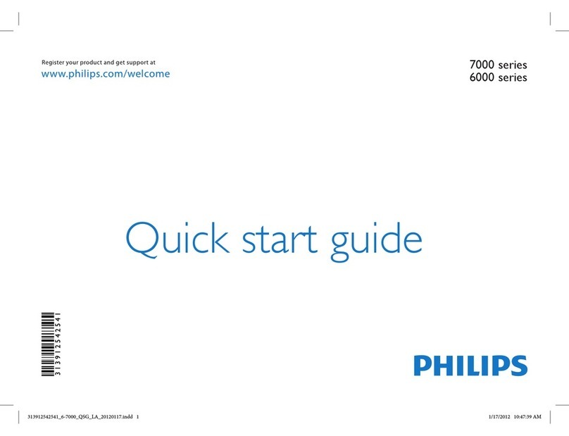 Philips 42PFL7007 User manual