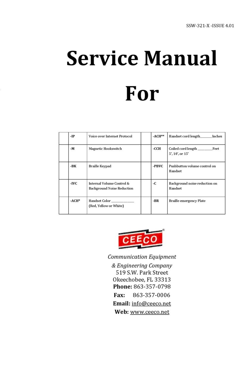 CEECO SSW-321-X User manual