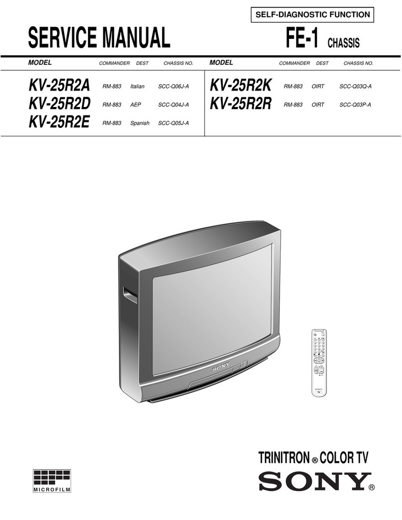 Sony KV-25R2A Service manual