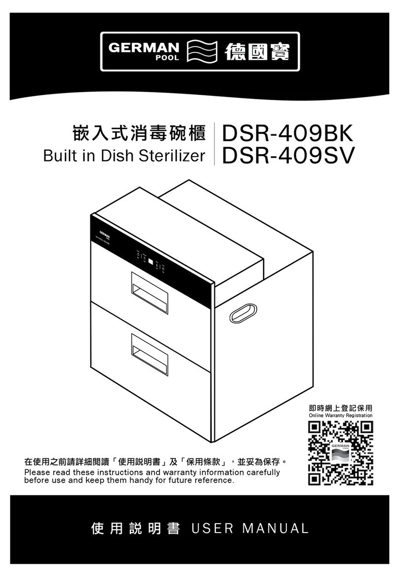 German pool DSR-409BK user manual