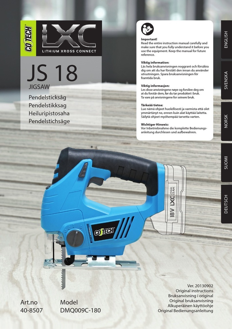 CO/Tech JS 18 DMQ009C-180 user manual