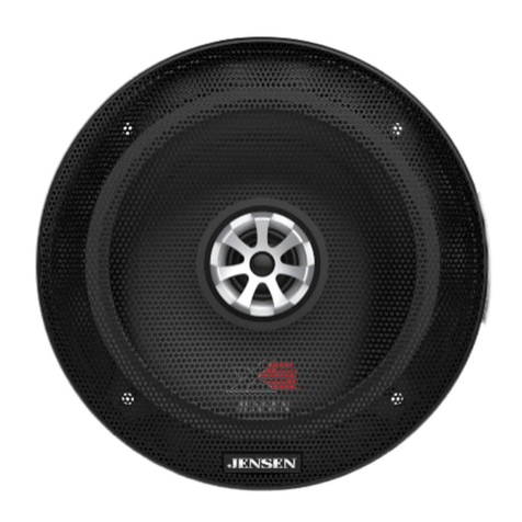 Jensen XS525 installation manual
