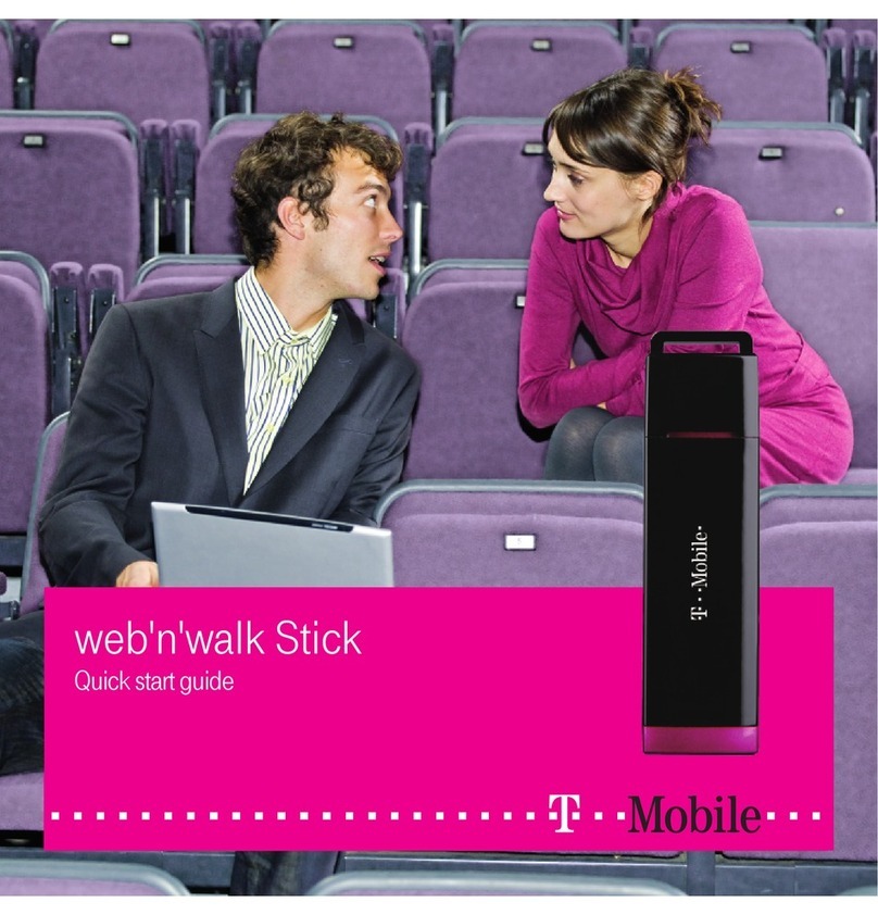 T-Mobile Web n Walk Stick User manual