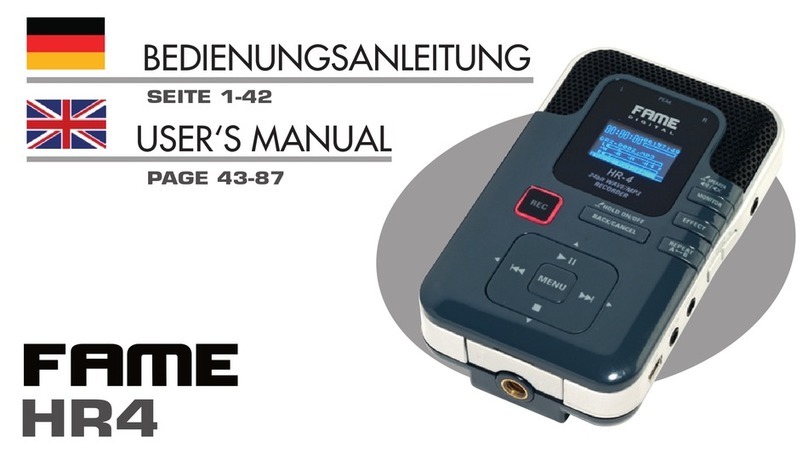 FAME hr-4 user manual
