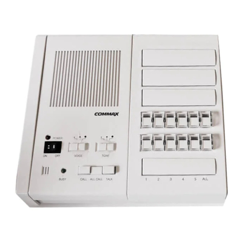 Commax PI-10LN User manual Commax PI-10LN User manual